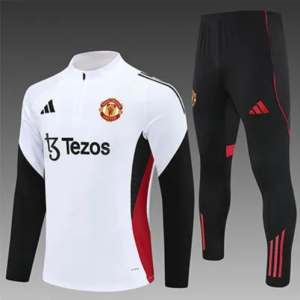 Manchester United Tracksuit White